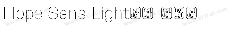 Hope Sans Light字体字体转换 Hope Sans Light字体字体转换